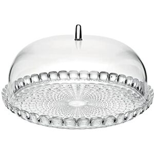 Guzzini Tiffany Set Piccola Piattaforma per Torte Trasparente - Piatto di Servizio Guzzini Tiffany Set Piccola Piattaforma per Torte Trasparente - Piatto di Servizio