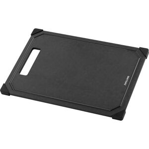 ZWILLING Tagliere 31 x 21 cm in fibra di legno, fibra di legno, con scanalatura per succo, antiscivolo, lavabile in lavastoviglie, colore: nero ZWILLING Tagliere 31 x 21 cm in fibra di legno, fibra di legno, con scanalatura per succo, antiscivolo, lavabile in lavastoviglie, colore: nero