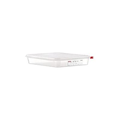 Araven PP contenitore per alimenti con coperchio, 1/2 GN, 4 L 65 mm (H) (confezione da 4) Araven PP contenitore per alimenti con coperchio, 1/2 GN, 4 L 65 mm (H) (confezione da 4)
