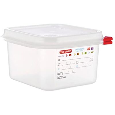 Araven – DL980 contenitore per alimenti, 16,2 cm Lunghezza (Confezione da 4) Araven – DL980 contenitore per alimenti, 16,2 cm Lunghezza (Confezione da 4)