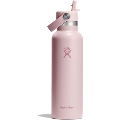 Hydro Flask – Standard Flex Straw Cap 621 ml (21 oz) Bottle – Acciaio Inox, Ermetico, Compatibile con Portabicchieri – Isolato Freddo 24 Ore – Trillium Hydro Flask – Standard Flex Straw Cap 621 ml (21 oz) Bottle – Acciaio Inox, Ermetico, Compatibile con Portabicchieri – Isolato Freddo 24 Ore – Trillium