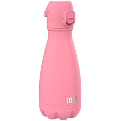 Ion8 Bottiglia d'acqua a prova di perdite, isolata sottovuoto, fiore di rosa, 280 ml Ion8 Bottiglia d'acqua a prova di perdite, isolata sottovuoto, fiore di rosa, 280 ml