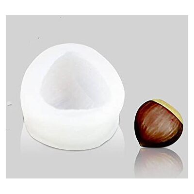 Generic Stampo per candele 3D a forma di frutta, stampo in silicone fai da te per cioccolatini e torte, stampo per cera artigianale (castagna I, 4,6 x 4,6 x 2,8 cm) Generic Stampo per candele 3D a forma di frutta, stampo in silicone fai da te per cioccolatini e torte, stampo per cera artigianale (castagna I, 4,6 x 4,6 x 2,8 cm)