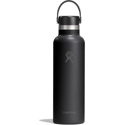 Hydro Flask – Standard Flex Cap 621 ml (21 oz) Bottle – Acciaio Inox, Ermetico, Compatibile con Portabicchieri – Isolato Freddo 24 Ore & Caldo 12 Ore – Black Hydro Flask – Standard Flex Cap 621 ml (21 oz) Bottle – Acciaio Inox, Ermetico, Compatibile con Portabicchieri – Isolato Freddo 24 Ore & Caldo 12 Ore – Black
