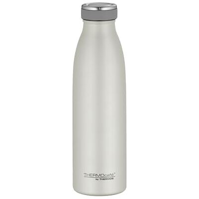 TC BOTTLE beige opaco, 0,50 l, thermos in acciaio inox, a prova di gassazione, a prova di perdite, per scuola, in viaggio e in ufficio TC BOTTLE beige opaco, 0,50 l, thermos in acciaio inox, a prova di gassazione, a prova di perdite, per scuola, in viaggio e in ufficio