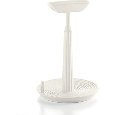 Guzzini Eco-Kitchen, Stop&Tear, Portarotolo Universale da Cucina in Plastica Riciclata Bianco Latte, Ø 17 x h26 cm Guzzini Eco-Kitchen, Stop&Tear, Portarotolo Universale da Cucina in Plastica Riciclata Bianco Latte, Ø 17 x h26 cm