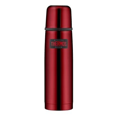 Thermos Light & Compact Beverage Bottle 0,50 l, in Acciaio Inox, Colore Rosso con Bicchiere, 12 h Caldo/Freddo 24 h, Lavabile in lavastoviglie, Assolutamente ermetico, Senza BPA Thermos Light & Compact Beverage Bottle 0,50 l, in Acciaio Inox, Colore Rosso con Bicchiere, 12 h Caldo/Freddo 24 h, Lavabile in lavastoviglie, Assolutamente ermetico, Senza BPA