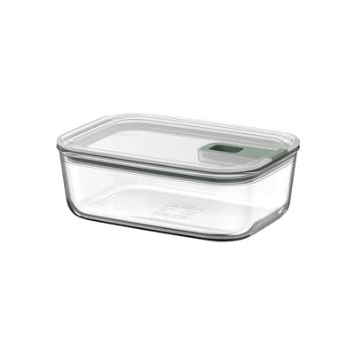 Mepal Contenitore per alimenti in vetro EasyClip Barattolo con coperchio e chiusura scorrevole Adatto per microonde, forno a vapore, forno e congelatore Ermetico 1 l Nordic sage Mepal Contenitore per alimenti in vetro EasyClip Barattolo con coperchio e chiusura scorrevole Adatto per microonde, forno a vapore, forno e congelatore Ermetico 1 l Nordic sage