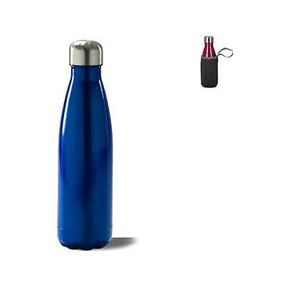 ILSA Bottiglia termica, blu, doppia parete, acciaio inox 18/10, cl 50 ILSA Bottiglia termica, blu, doppia parete, acciaio inox 18/10, cl 50