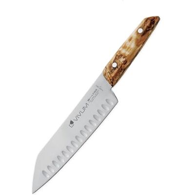 GGM Gastro F. DICK VIVUM - Coltello Santoku - con scanalature GGM Gastro F. DICK VIVUM - Coltello Santoku - con scanalature