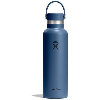Hydro Flask – Standard Flex Cap 621 ml (21 oz) Bottle – Acciaio Inox, Ermetico, Compatibile con Portabicchieri – Isolato Freddo 24 Ore & Caldo 12 Ore – Harbor Blue Hydro Flask – Standard Flex Cap 621 ml (21 oz) Bottle – Acciaio Inox, Ermetico, Compatibile con Portabicchieri – Isolato Freddo 24 Ore & Caldo 12 Ore – Harbor Blue