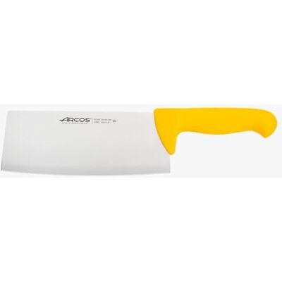 Arcos Serie 2900, Mannaietta Mannaia da Cucina Coltello Scannare Coltello Macellaio, Lama Acciaio Inossidabile NITRUM 200 mm, Manico Polipropilene, Colore Giallo Arcos Serie 2900, Mannaietta Mannaia da Cucina Coltello Scannare Coltello Macellaio, Lama Acciaio Inossidabile NITRUM 200 mm, Manico Polipropilene, Colore Giallo