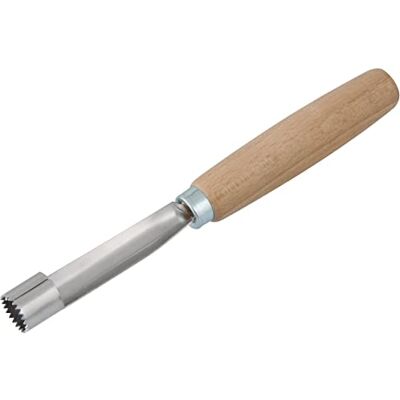 Fackelmann Vuoto di mele con manico in legno di faggio FSC, Evidente di mele per rimuovere i semi in acciaio inossidabile, legno di faggio FSC, 16,5 cm Fackelmann Vuoto di mele con manico in legno di faggio FSC, Evidente di mele per rimuovere i semi in acciaio inossidabile, legno di faggio FSC, 16,5 cm