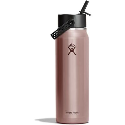 Hydro Flask – Lightweight Wide Flex Straw Cap Bottle 946 ml (32oz) – Acciaio Inox, Ermetico con Cinghia – Isolato Freddo 24 Ore – Quartz Hydro Flask – Lightweight Wide Flex Straw Cap Bottle 946 ml (32oz) – Acciaio Inox, Ermetico con Cinghia – Isolato Freddo 24 Ore – Quartz