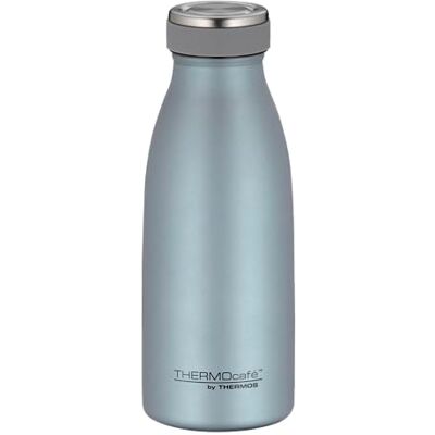TC BOTTLE Ice Blue Mat, 0,35 l, thermos in acciaio inox, antigasso, 12 ore, freddo, a prova di perdite, per scuola, in viaggio e in ufficio TC BOTTLE Ice Blue Mat, 0,35 l, thermos in acciaio inox, antigasso, 12 ore, freddo, a prova di perdite, per scuola, in viaggio e in ufficio