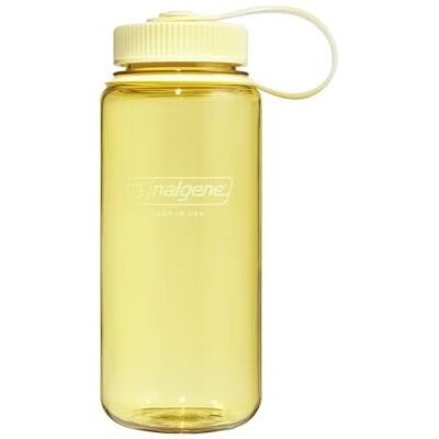 Nalgene Sustain Tritan Borraccia senza BPA, realizzata con materiale derivato dal 50% di rifiuti di plastica, 473 ml, imboccatura larga, burro Nalgene Sustain Tritan Borraccia senza BPA, realizzata con materiale derivato dal 50% di rifiuti di plastica, 473 ml, imboccatura larga, burro