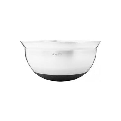 Brabantia Mixing Bowl Ciotola Graduata con Base in Silicone, 3 l, Diametro 26 cm, Acciaio Inox, Inox Satinato Brabantia Mixing Bowl Ciotola Graduata con Base in Silicone, 3 l, Diametro 26 cm, Acciaio Inox, Inox Satinato