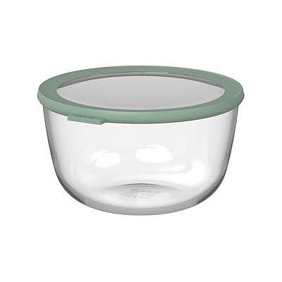 Mepal Contenitore per alimenti rotondo in vetro Cirqula Contenitori per la cottura dei pasti Resistente alla temperatura: fino a 550 °C Adatto per forno, microonde e lavastoviglie 3000 ml Mepal Contenitore per alimenti rotondo in vetro Cirqula Contenitori per la cottura dei pasti Resistente alla temperatura: fino a 550 °C Adatto per forno, microonde e lavastoviglie 3000 ml
