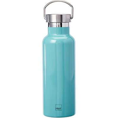 H&H Bottiglia Termica Inox 18/10, Verde, Lt 0,5 H&H Bottiglia Termica Inox 18/10, Verde, Lt 0,5