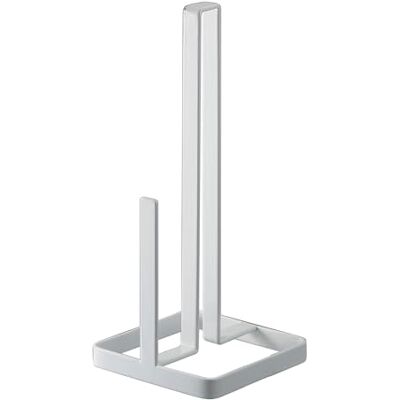YAMAZAKI TOWER Paper Towel Holder, white, Steel, 11 x 11 x 26.5 cm YAMAZAKI TOWER Paper Towel Holder, white, Steel, 11 x 11 x 26.5 cm