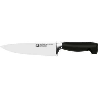 ZWILLING Coltello da cucina 40 anni quattro stelle Special Edition 18 cm Argento Acciaio Inox speciale, fusione speciale, in un unico pezzo forgiato, eisgehaertete lama 40 anni quattro stelle ZWILLING Coltello da cucina 40 anni quattro stelle Special Edition 18 cm Argento Acciaio Inox speciale, fusione speciale, in un unico pezzo forgiato, eisgehaertete lama 40 anni quattro stelle