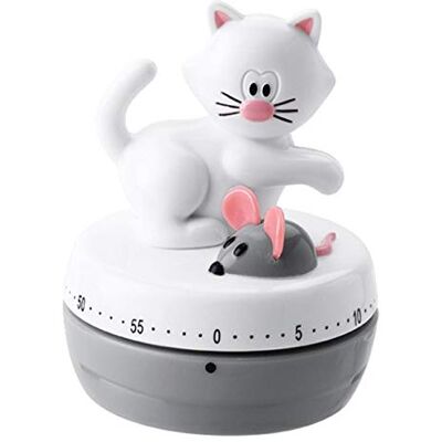 Joie Kitchen Gadgets Timer da cucina MIAU, plastica, colorato, 15x10x8 cm Joie Kitchen Gadgets Timer da cucina MIAU, plastica, colorato, 15x10x8 cm