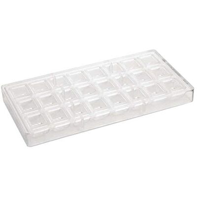 Schneider DW295 Stampo per cioccolato ondulato, per 24 pezzi, 1,5 cm di altezza x 2,7 cm di larghezza x 2,2 cm di profondità Schneider DW295 Stampo per cioccolato ondulato, per 24 pezzi, 1,5 cm di altezza x 2,7 cm di larghezza x 2,2 cm di profondità