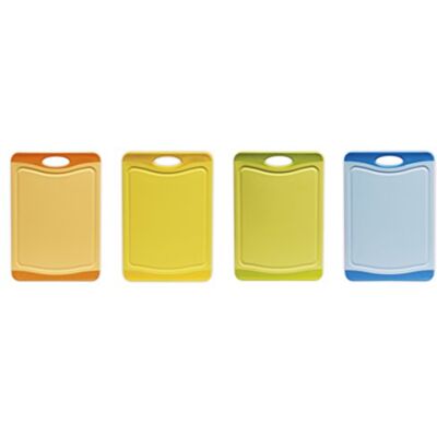 Excelsa Security Tagliere Antibatterico Plastica, Arancio/Giallo/Verde/Azzurro, 36.5 x 25 x 2 cm Excelsa Security Tagliere Antibatterico Plastica, Arancio/Giallo/Verde/Azzurro, 36.5 x 25 x 2 cm