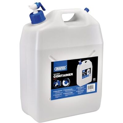 Draper Serbatoio per Acqua con Rubinetto, Bianco Draper Serbatoio per Acqua con Rubinetto, Bianco