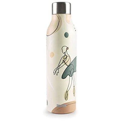 IBILI Cocolina Bottiglia termica a doppia parete, 500 ml, Acciaio inossidabile 18/10, Riutilizzabile IBILI Cocolina Bottiglia termica a doppia parete, 500 ml, Acciaio inossidabile 18/10, Riutilizzabile