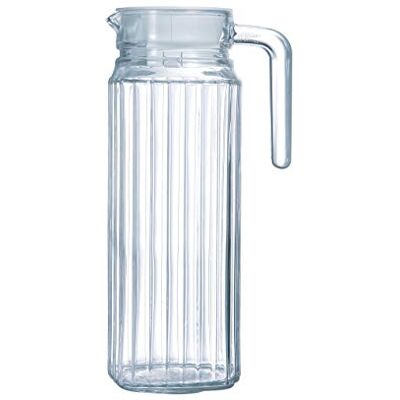 Bottiglia Luminarc ARC 70361 Quadro - Vetro, 1,1L, Trasparente, con Coperchio Bottiglia Luminarc ARC 70361 Quadro - Vetro, 1,1L, Trasparente, con Coperchio