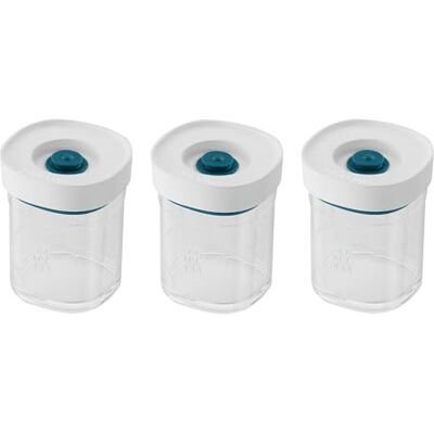 ZWILLING FRESH & SAVE CUBE La Mer Contenitore per spezie, 3 pezzi, misura XS, modulare e impilabile, ermetico e sottovuoto, lavabile in lavastoviglie, trasparente La Mer ZWILLING FRESH & SAVE CUBE La Mer Contenitore per spezie, 3 pezzi, misura XS, modulare e impilabile, ermetico e sottovuoto, lavabile in lavastoviglie, trasparente La Mer