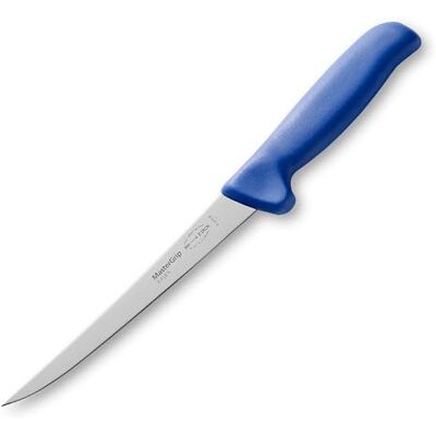 Dick F. Coltello per disossare, MasterGrip, semi flessibile (coltello con lama da 18 cm, acciaio X55CrMo14, antiruggine, 56° HRC) Dick F. Coltello per disossare, MasterGrip, semi flessibile (coltello con lama da 18 cm, acciaio X55CrMo14, antiruggine, 56° HRC)