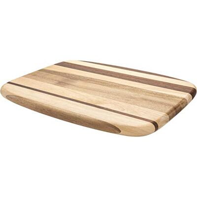 Rio Tagliere multiuso Premium 35x28x2 cm – Tagliere in legno massello per cucina, cottura e servizio di formaggi, pane e salumi – Resistente tagliere in legno di acacia e gomma Rio Tagliere multiuso Premium 35x28x2 cm – Tagliere in legno massello per cucina, cottura e servizio di formaggi, pane e salumi – Resistente tagliere in legno di acacia e gomma