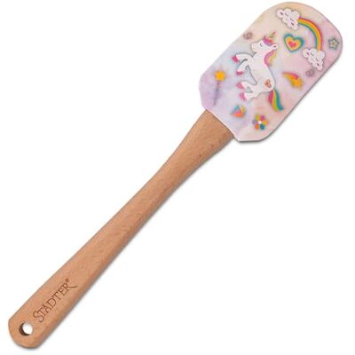 Städter Raschietto Pasticceria in LegnoSilicone, Lunghezza: 25 cm, Multicolore Städter Raschietto Pasticceria in LegnoSilicone, Lunghezza: 25 cm, Multicolore
