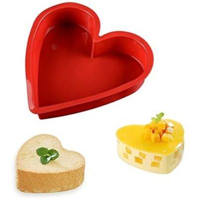 Candy , stampo in silicone per dolci, a forma di cuore, 25 cm, stampo da forno Candy , stampo in silicone per dolci, a forma di cuore, 25 cm, stampo da forno
