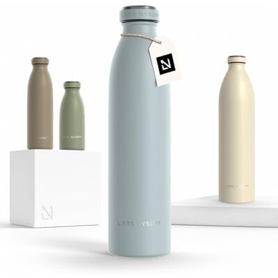 LARS NYSØM Borraccia Termica 750ml Borracce Termiche Bottiglia Isolata Borraccia Termica in Acciaio Inox 12h calda e 24h fredda Tenuta stagna Bottiglia d'Acqua per Sport LARS NYSØM Borraccia Termica 750ml Borracce Termiche Bottiglia Isolata Borraccia Termica in Acciaio Inox 12h calda e 24h fredda Tenuta stagna Bottiglia d'Acqua per Sport