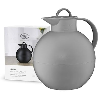 Alfi Caraffa Sottovuoto / Termos / 940ml / Design Elegante / Caldo per 12 ore o freddo per 24 ore / Coperchio con Gancio per mantenere fresco il contenuto Alfi Caraffa Sottovuoto / Termos / 940ml / Design Elegante / Caldo per 12 ore o freddo per 24 ore / Coperchio con Gancio per mantenere fresco il contenuto