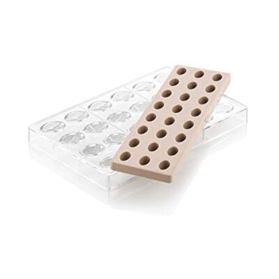 Stampo cioccolato Ovale 01 di Silikomart - Stampo per cioccolatini Stampo cioccolato Ovale 01 di Silikomart - Stampo per cioccolatini