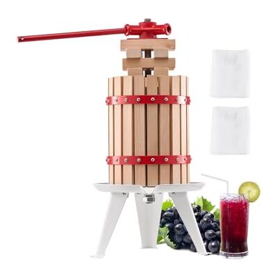 Vevor Presse Manuale Per Frutta 6L Cestino in Legno - Spremiagrumi Manuale Vevor Presse Manuale Per Frutta 6L Cestino in Legno - Spremiagrumi Manuale