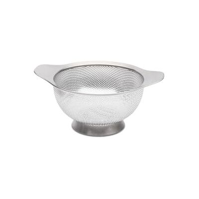 Weis Scolapasta in acciaio inox, diametro 22 cm, con manici laterali per versare pasta, verdure e insalata, argento, 27 x 22 x 11,3 cm, Weis Scolapasta in acciaio inox, diametro 22 cm, con manici laterali per versare pasta, verdure e insalata, argento, 27 x 22 x 11,3 cm,