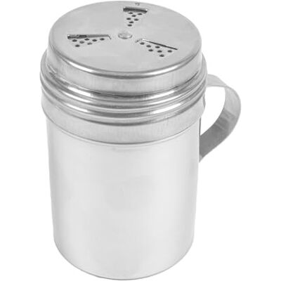 Garcia de Pou Shaker per spezie con manico, 295 ml, 6,5 x 11 cm, in acciaio inox, argento, taglia unica Garcia de Pou Shaker per spezie con manico, 295 ml, 6,5 x 11 cm, in acciaio inox, argento, taglia unica