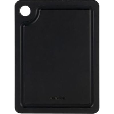 Rio Tagliere in Fibra di Legno con Scanalatura Nera 20x15x0,6 cm, Resistente al calore, Lavabile in lavastoviglie, Tagliere in legno con raccoglitore di succhi igienico Rio Tagliere in Fibra di Legno con Scanalatura Nera 20x15x0,6 cm, Resistente al calore, Lavabile in lavastoviglie, Tagliere in legno con raccoglitore di succhi igienico