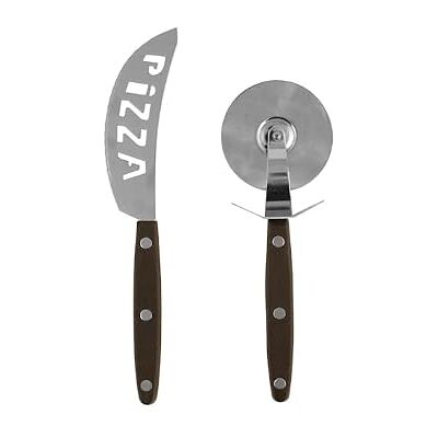 H&H Coltello e Rotella Taglia Pizza, Acciaio/Inox/Polipropilene, Nero, 2 Pezzi H&H Coltello e Rotella Taglia Pizza, Acciaio/Inox/Polipropilene, Nero, 2 Pezzi