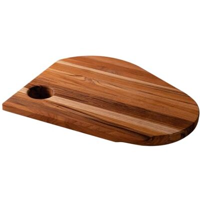 Tramontina FOLIUM Tagliere in teak, FSC, particolarmente sostenibile, unico, tagliere per pane, antipasti, finger food, antipasti Tramontina FOLIUM Tagliere in teak, FSC, particolarmente sostenibile, unico, tagliere per pane, antipasti, finger food, antipasti