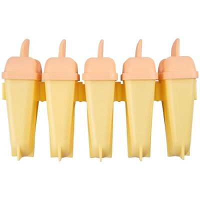 Fackelmann Linea Summer Party Forma Ghiaccioli 5pz, manici ergonomici, con salvagocce e piedini d'appoggio, lavabili in lavastoviglie, dimensioni 4x12 cm manico compreso Fackelmann Linea Summer Party Forma Ghiaccioli 5pz, manici ergonomici, con salvagocce e piedini d'appoggio, lavabili in lavastoviglie, dimensioni 4x12 cm manico compreso