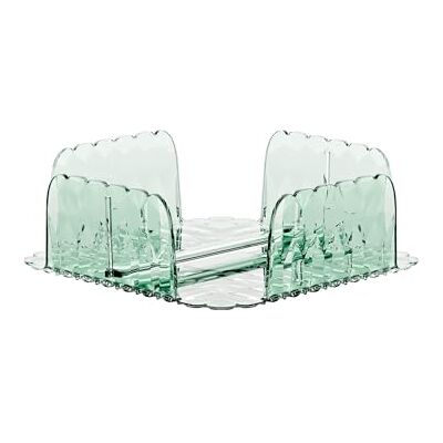 Guzzini Vanity, portatovaglioli orizzontale, in Bio-based SAN e Bio-based SMMA ARIA (Verde Matcha) Guzzini Vanity, portatovaglioli orizzontale, in Bio-based SAN e Bio-based SMMA ARIA (Verde Matcha)