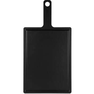 Rio Tagliere a Forma di Pagaia in Fibra di Legno con Manico, Nero 52x27x0,6 cm, Tagliere per formaggio in legno lavabile in lavastoviglie, Vassoio da portata leggero Rio Tagliere a Forma di Pagaia in Fibra di Legno con Manico, Nero 52x27x0,6 cm, Tagliere per formaggio in legno lavabile in lavastoviglie, Vassoio da portata leggero