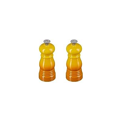LE CREUSET Set 2 Mini Macina Sale e Pepe, Plastica ABS, Rispettivamente 5 x 5 x 12.1 cm, Macina in Ceramica, Nectar, 44900116720000 LE CREUSET Set 2 Mini Macina Sale e Pepe, Plastica ABS, Rispettivamente 5 x 5 x 12.1 cm, Macina in Ceramica, Nectar, 44900116720000