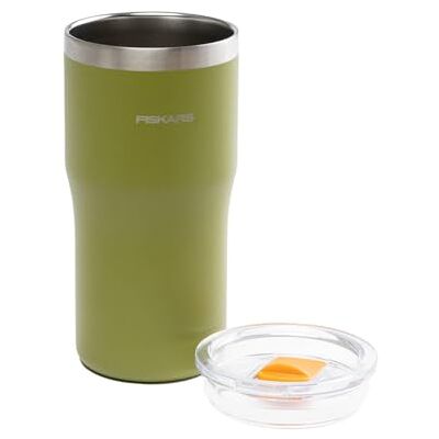 Fiskars On-The-Go Tazza Termica, 0,5 l, Tazza Isolante per Caffè e Tè Senza BPA, Tazza da Caffè Ergonomica e Impilabile, Altezza 16,2 cm, Verde, Fiskars On-The-Go Tazza Termica, 0,5 l, Tazza Isolante per Caffè e Tè Senza BPA, Tazza da Caffè Ergonomica e Impilabile, Altezza 16,2 cm, Verde,